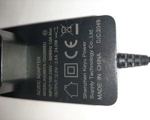 Power supply unit 24W 2A 100-240VAC 50/60Hz f/83-55-8852